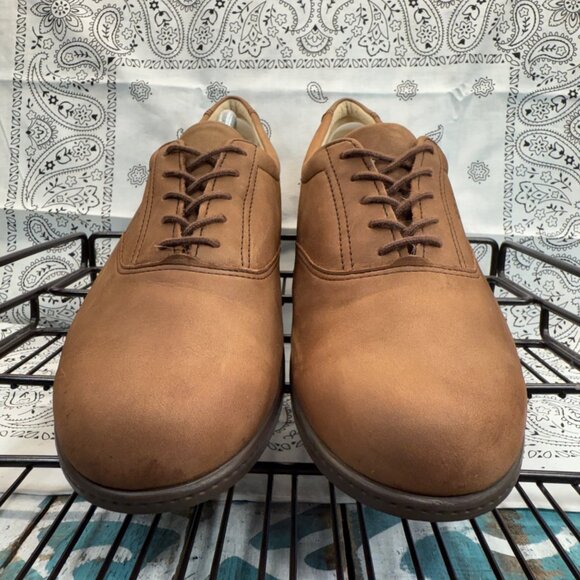 SAS TriPad Comfort Brown Leather Lace Up Shoes Women's Size 10N Made in USA - Picture 4 of 9